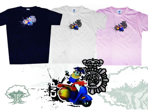 Camiseta Policía Nacional Minions de niño