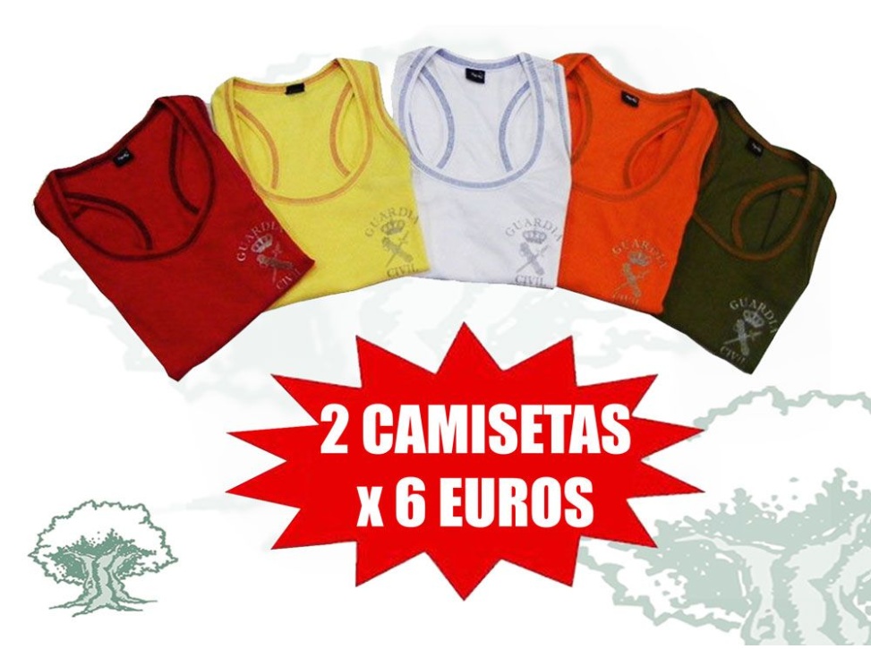 Camiseta tirantes Guardia Civil