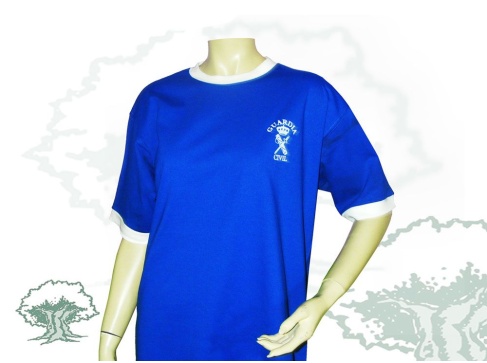 Camiseta de algodon Guardia Civil bicolor liquidación