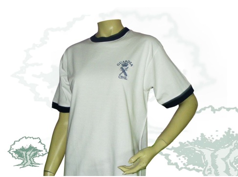 Camiseta de algodon Guardia Civil bicolor liquidación