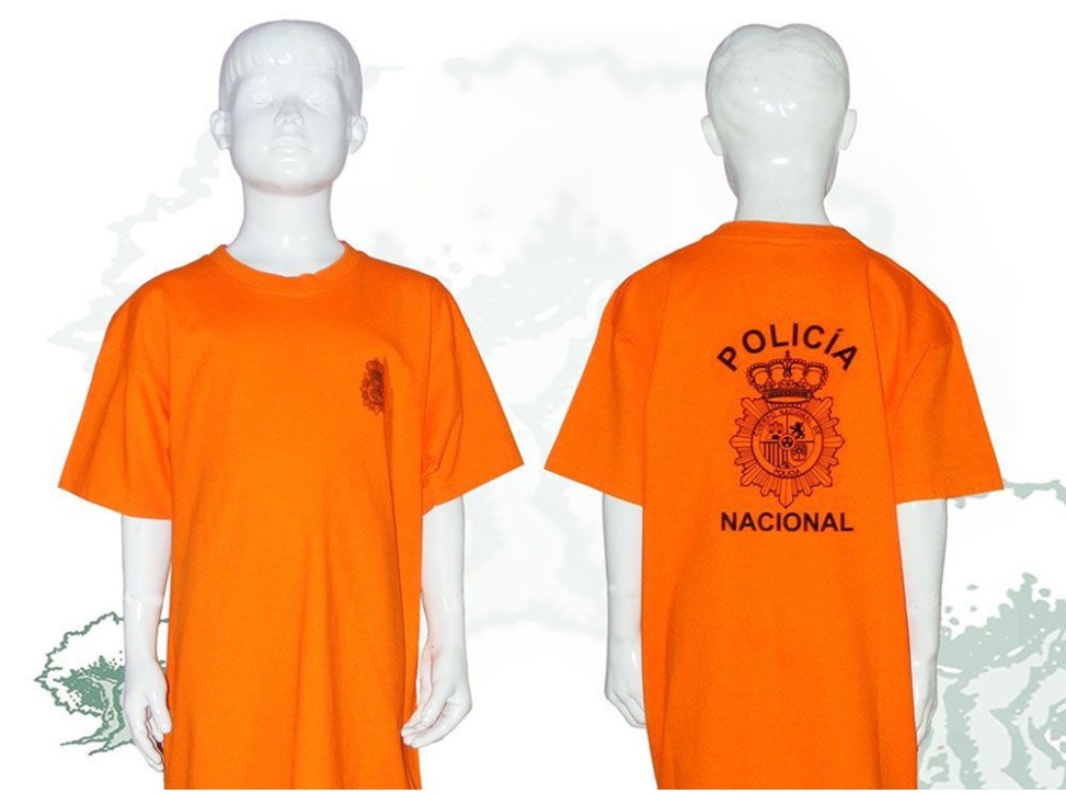 Camiseta Policía Nacional liquidación de niño