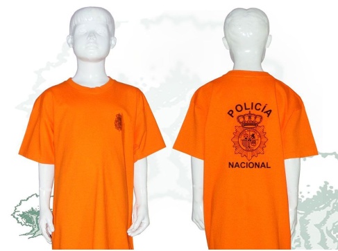 Camiseta de niño Policía Nacional liquidación