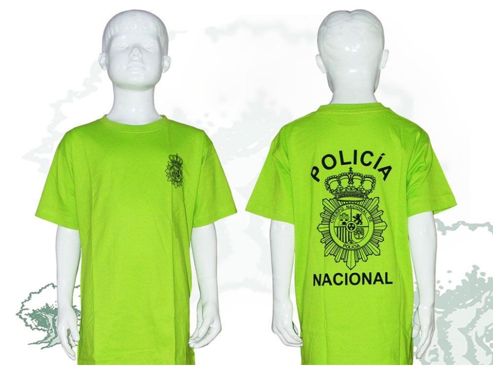 Camiseta Policía Nacional liquidación de niño