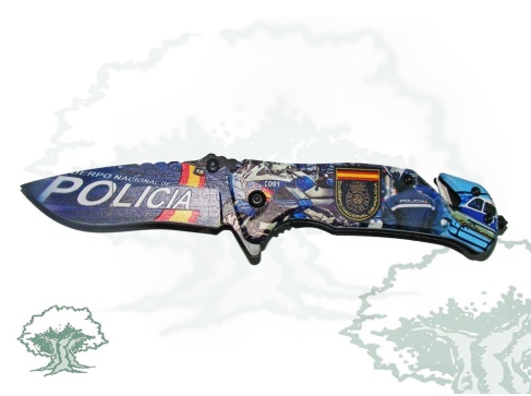 Navaja Policía Nacional impresión 3D