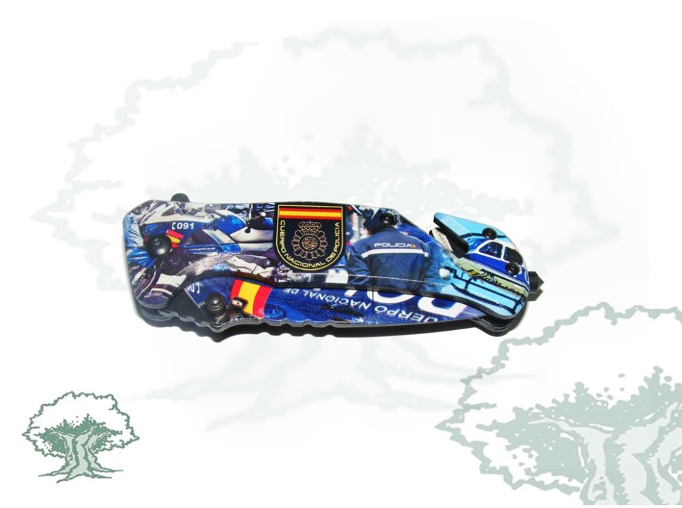 Navaja Policía Nacional impresión 3D