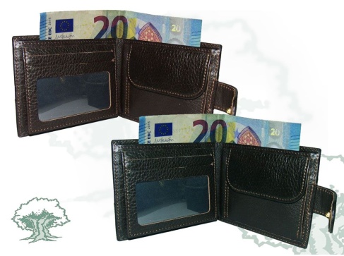 Cartera monedero marrón o negro