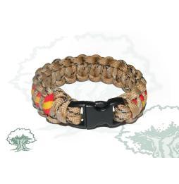 Pulsera Paracord Policia Nacional PROTEGER Y SERVIR