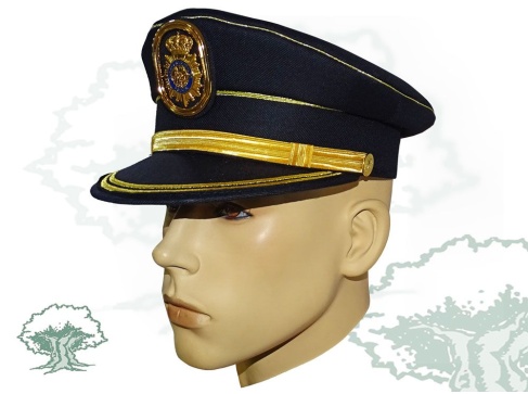 Gorra de plato Escala Ejecutiva de la Policía Nacional