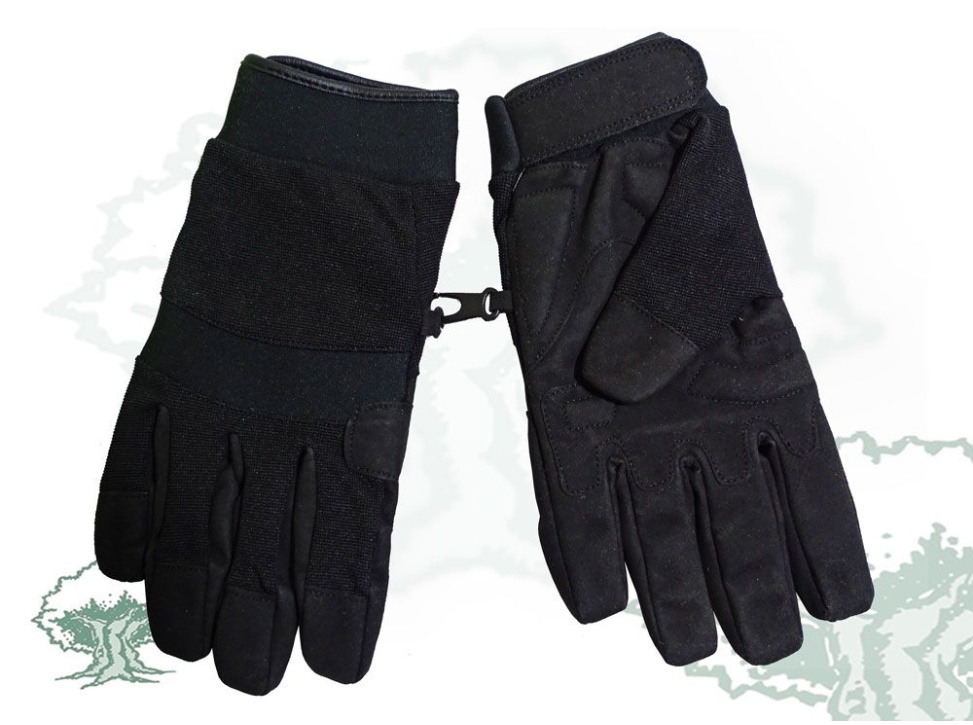 Guantes protección negros para cacheo