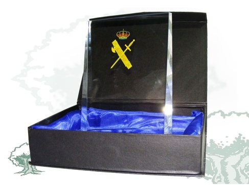 Placa dedicatoria de cuña Guardia Civil