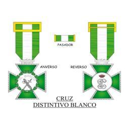 Cruz de la Orden del Mérito de la Guardia Civil distintivo blanco