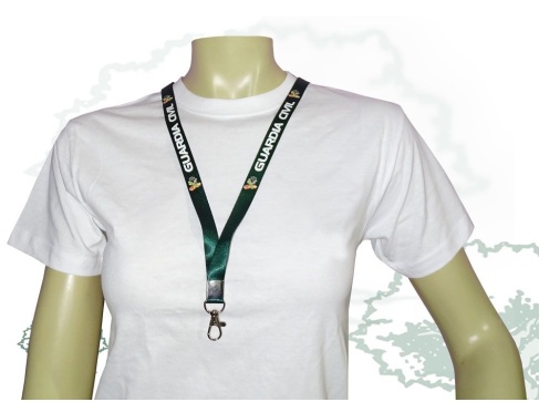 Cinta lanyard Guardia Civil verde
