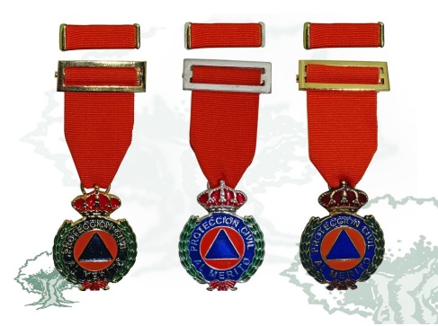 Medalla al Mérito de la Protección Civil distintivo naranja