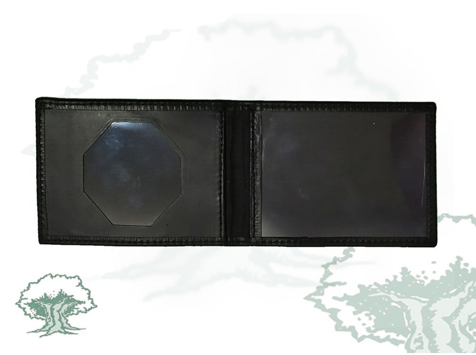 Cartera Guardia Civil simple para chapa octogonal
