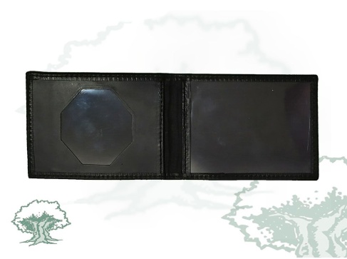 Cartera Guardia Civil simple para chapa octogonal