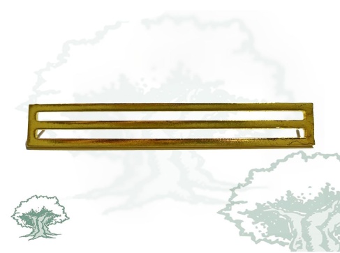 Laña de 3 huecos con enganche tipo pin