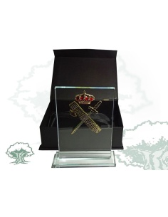 Placa Guardia Civil de cristal 2