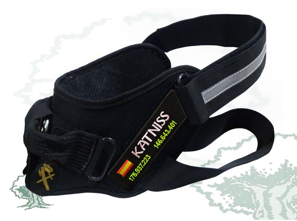 Arnés perro Guardia Civil velcros