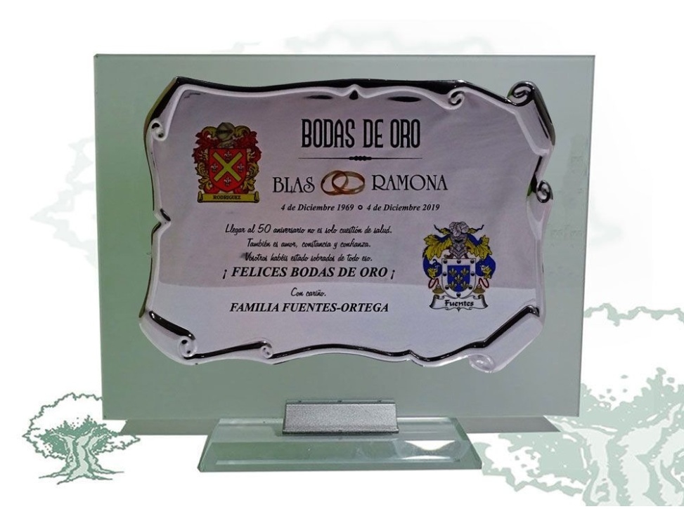 Placa Guardia Civil de cristal traslúcido varios modelos