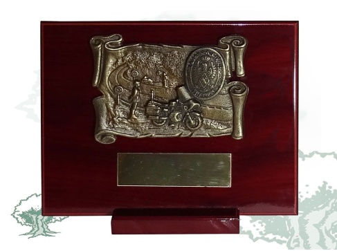 Metopa Guardia Civil de Tráfico con pergamino grande