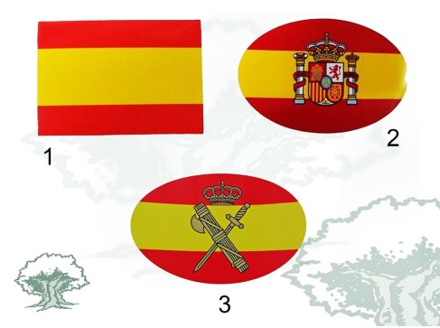 Pegatina bandera España