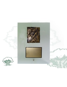 Placa Guardia Civil resina de cristal traslúcido