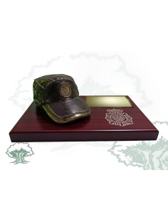 Gorra sobremesa Policía Nacional en color bronce