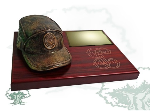 Gorra de sobremesa Guardia Civil en color bronce Gorra de sobremesa Guardia Civil en color bronce