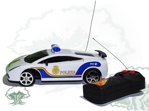 Coche Policía Nacional de juguete radio control