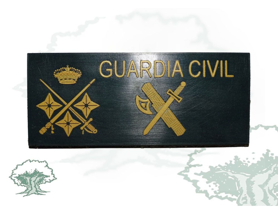 Galleta Teniente General Guardia Civil para traje de agua
