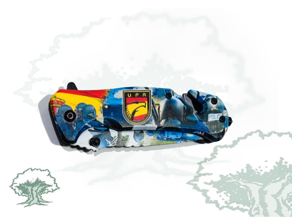 Navaja UPR de la Policía Nacional con impresión 3D