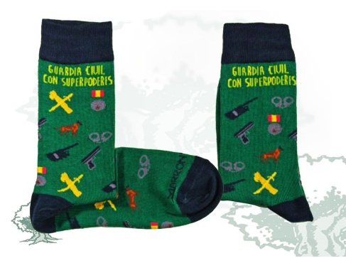 Calcetines Guardia Civil superpoderes