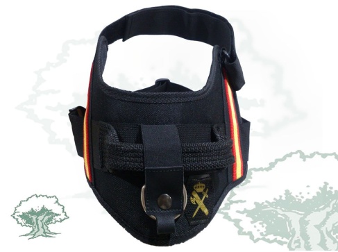 Arnés perro Guardia Civil con bandera de España