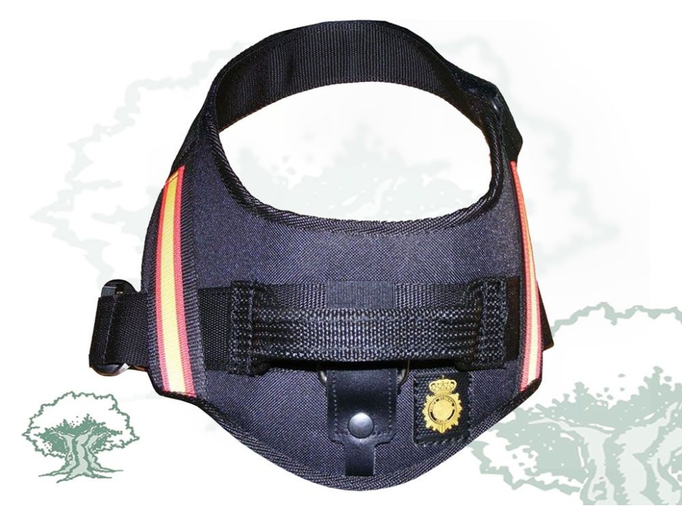 Arnés perro Policía Nacional bandera España