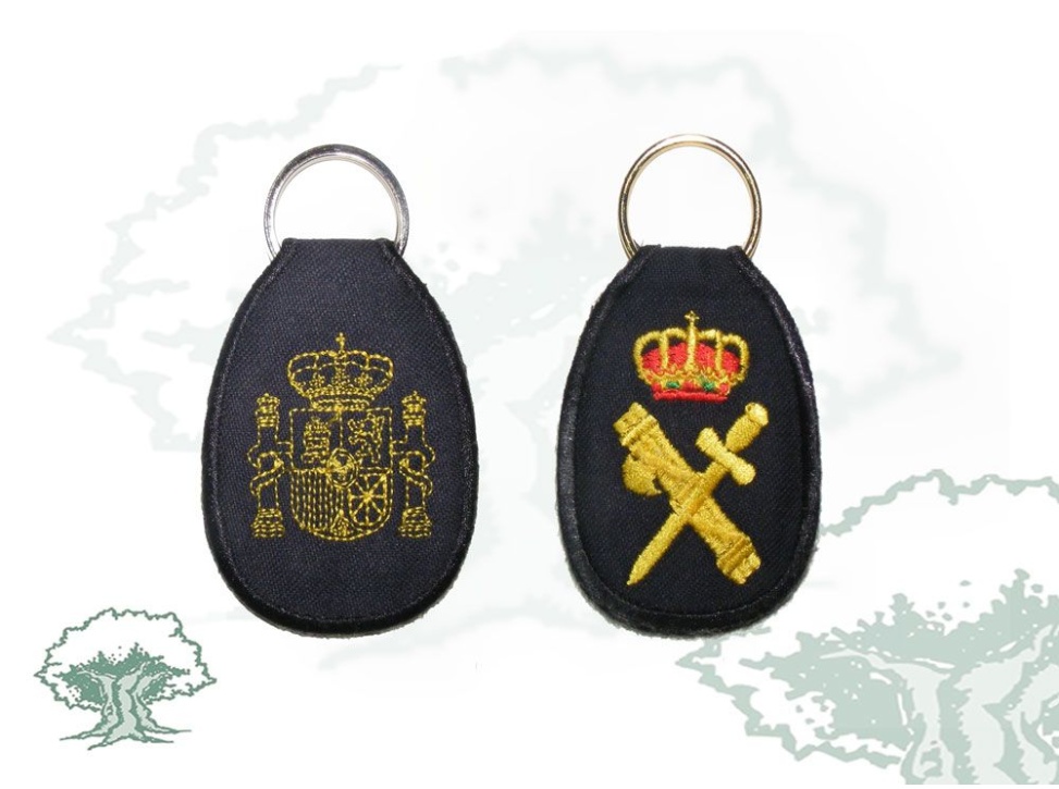 Llavero Guardia Civil bordado emblema nuevo