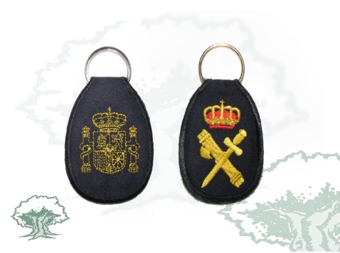 Llavero Guardia Civil bordado con emblema nuevo