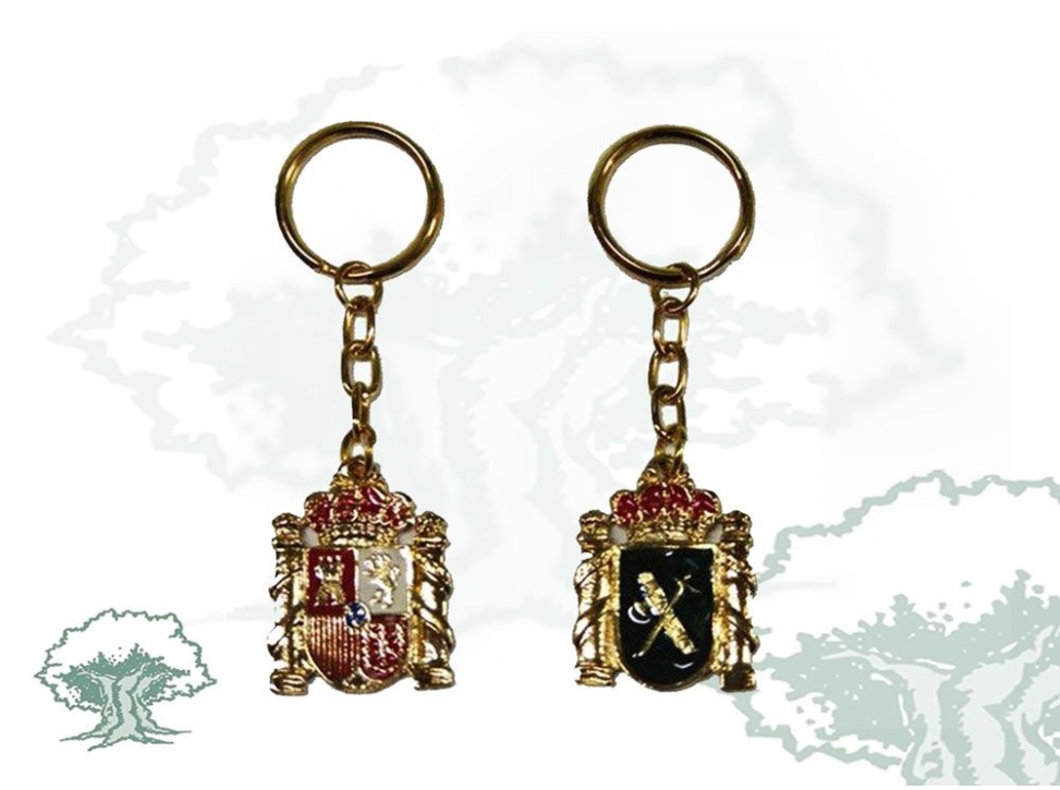 Llavero Guardia Civil metálico