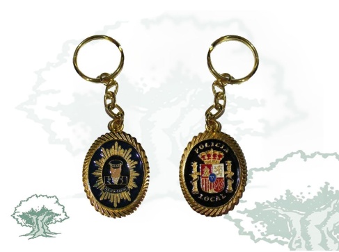 Llavero Policía Local escudo constitucional