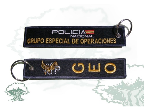 Llavero GEO de la Policía Nacional