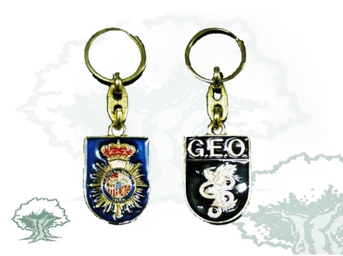 Llavero GEO Policía Nacional metálico