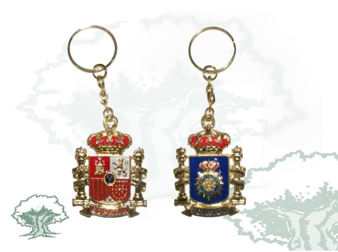 Llavero Policía Nacional escudo constitucional