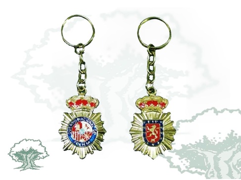 Llavero UIP de la Policía Nacional