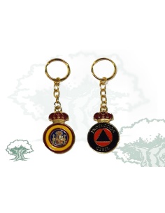 Llavero Protección Civil metálico