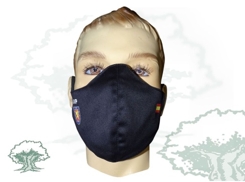 Mascarilla UIP Policía Nacional textil higiénica