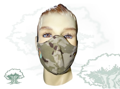 Mascarilla Unidad Militar Emergencias textil higiénica