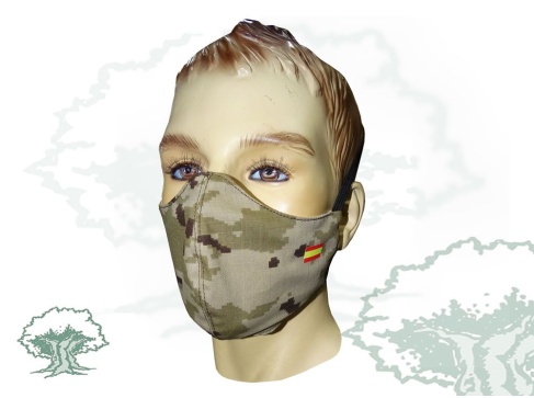 Mascarilla textil higiénica Unidad Militar de Emergencias