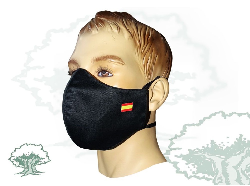 Mascarilla Academia de Guardias textil higiénica