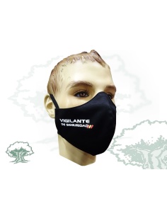 Mascarilla Vigilante de Seguridad textil higiénica