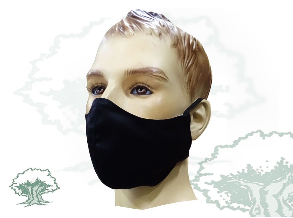 Mascarilla Vigilante de Seguridad textil higiénica