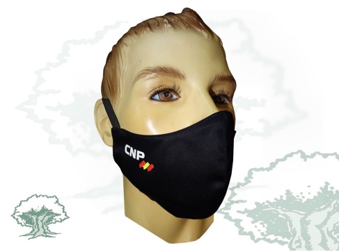 Mascarilla Policía Científica Policía Nacional textil higiénica